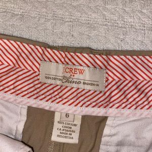 j crew chino shorts